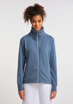 Rückansicht von VENICE BEACH VB Camilla Sweatjacke Damen coast blue