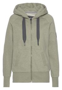 ELBSAND Kapuzensweatjacke Sweatjacke Damen - gr&uuml;n meliert