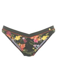 Lascana Bikini-Hose Bikini Hose Damen - oliv bedruckt