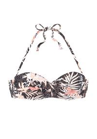 Buffalo B&uuml;gel-Bandeau-Bikini-Top Bikini Oberteil Damen - braun-apricot