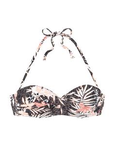 Buffalo Bügel-Bandeau-Bikini-Top Bikini Oberteil Damen braun-apricot