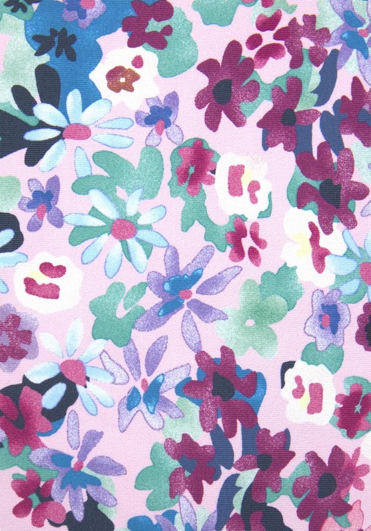 S.OLIVER S.OLIVER B&uuml;gel-Tankini-Top Bikini Oberteil Damen - lila bedruckt - 0 | SportScheck