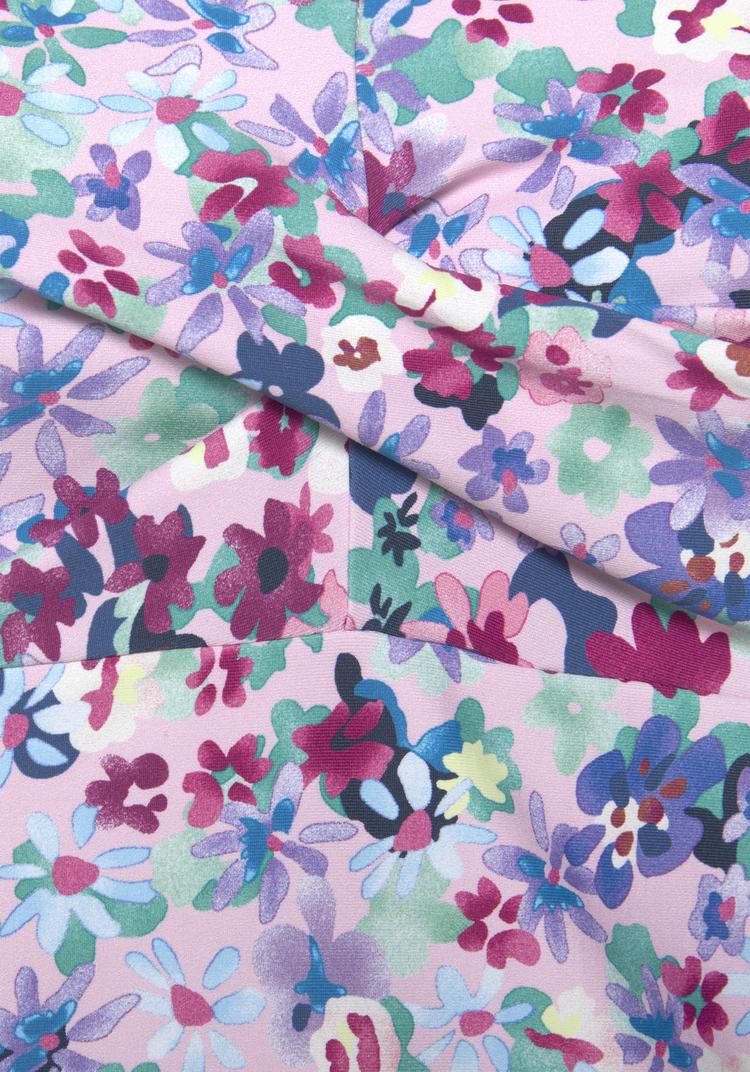 S.OLIVER S.OLIVER B&uuml;gel-Tankini-Top Bikini Oberteil Damen - lila bedruckt - 1 | SportScheck