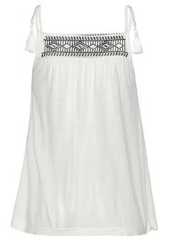 Lascana Trägertop Shirt Doppelpack Damen creme-schwarz