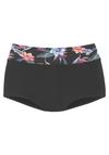 KangaROOS Bikini-Hotpants Bikini Hose Damen - schwarz-bedruckt