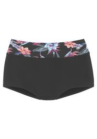 KangaROOS Bikini-Hotpants Bikini Hose Damen - schwarz-bedruckt