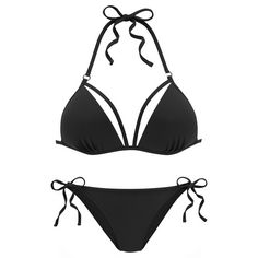 Vivance Triangel-Bikini Bikini Set Damen schwarz