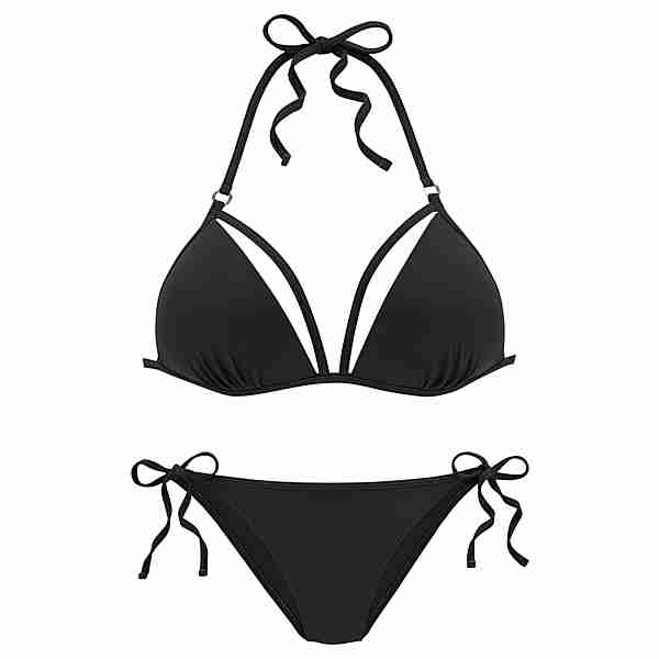 Vivance Triangel-Bikini Bikini Set Damen schwarz