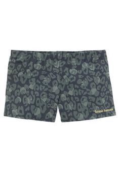 BRUNO BANANI Boxer-Badehose Badeshorts Herren marine-oliv