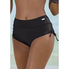 Rückansicht von Lascana Bikini-Hotpants Bikini Hose Damen schwarz
