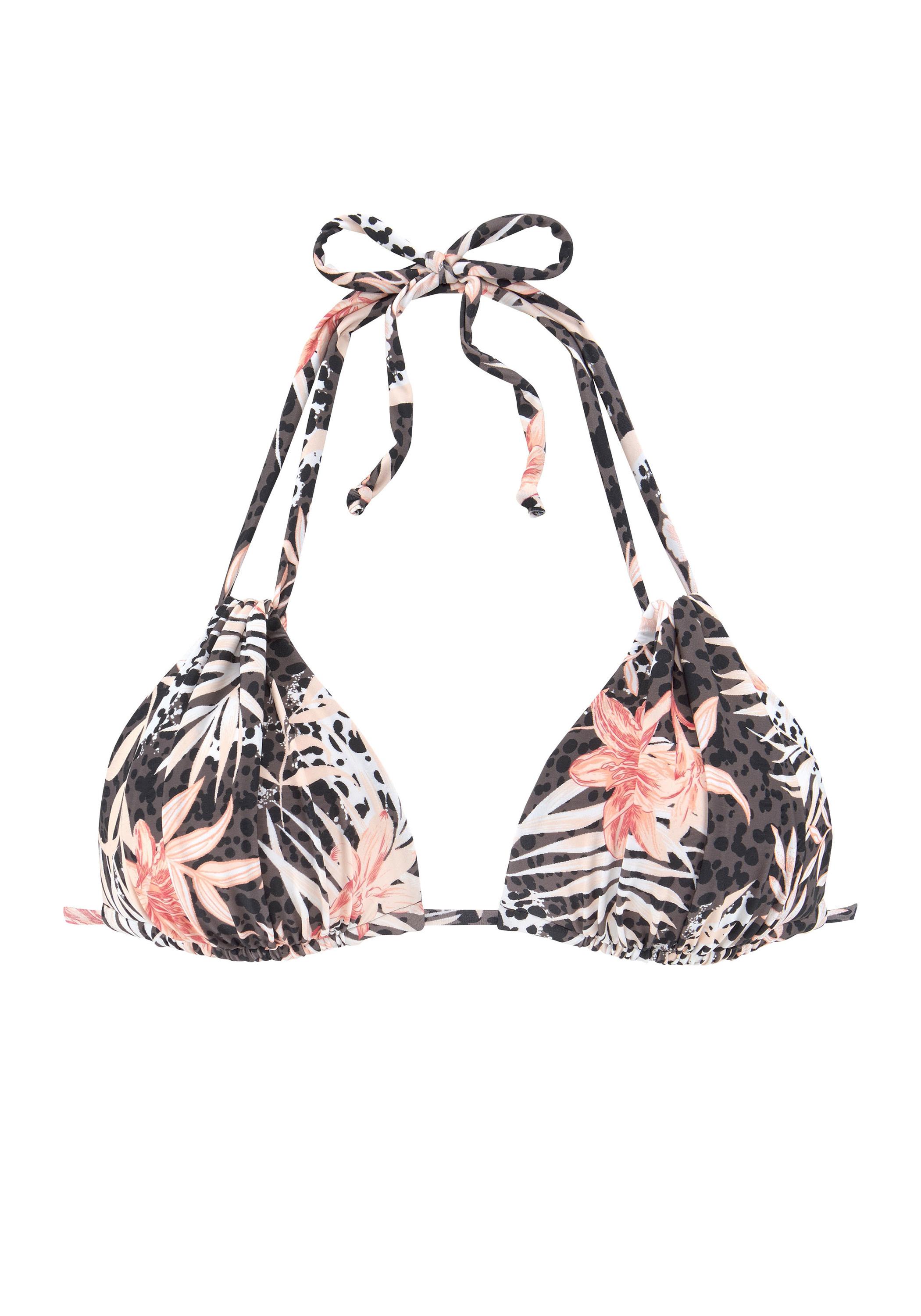 Buffalo Triangel-Bikini-Top Bikini Oberteil Damen - braun-apricot