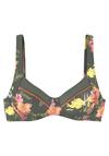 Lascana B&uuml;gel-Bikini-Top Bikini Oberteil Damen - oliv bedruckt