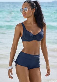 Rückansicht von Lascana Bikini-Hotpants Bikini Hose Damen marine
