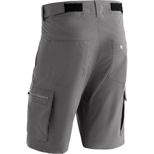 Rückansicht von Maier Sports Fenit Short Funktionsshorts Herren Steingrau