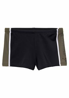 Chiemsee Boxer-Badehose Badeshorts Herren schwarz