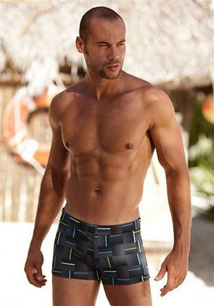 Chiemsee Chiemsee Boxer-Badehose Badehose Herren - schwarz-grau - 0 | SportScheck