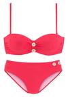 Vivance B&uuml;gel-Bandeau-Bikini Bikini Set Damen - knallrot