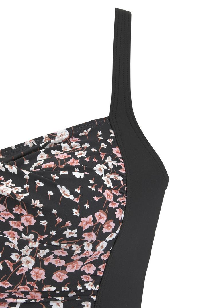 Lascana Lascana Badeanzug Badeanzug Damen - schwarz-bedruckt - 0 | SportScheck