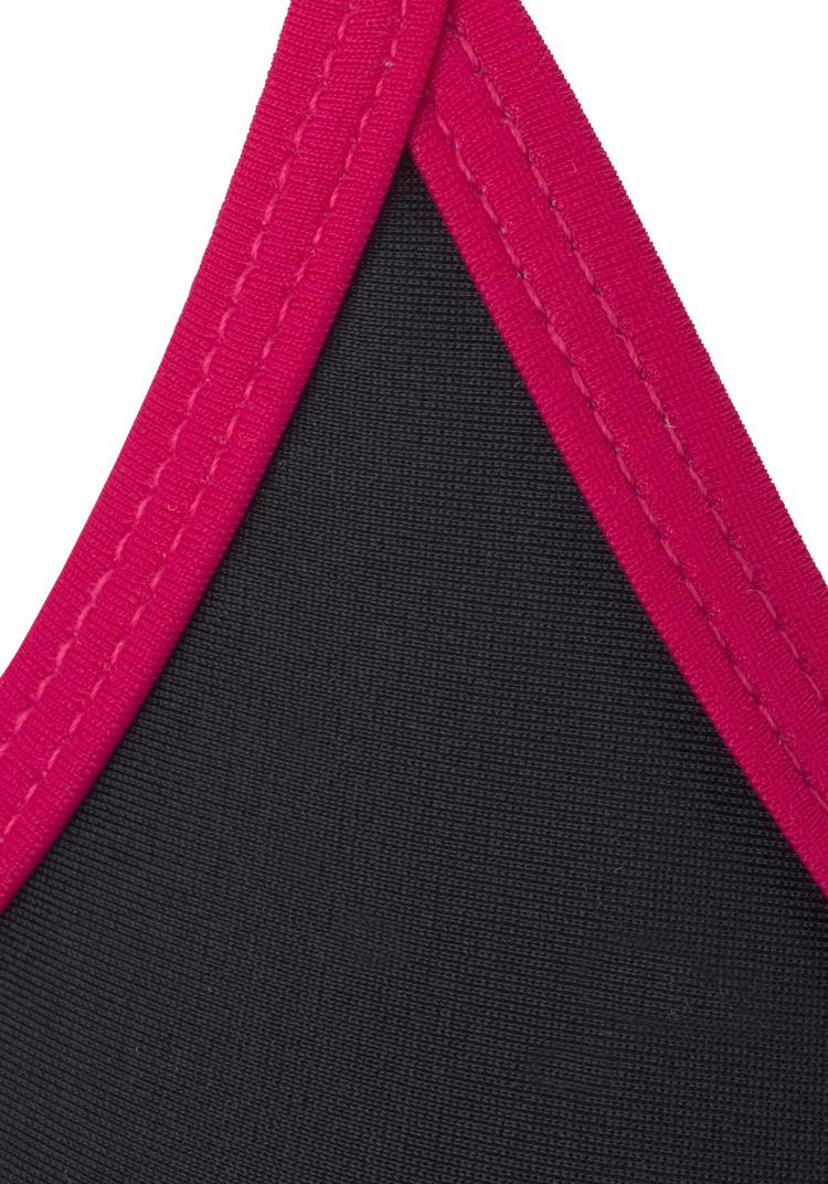 VENICE BEACH VENICE BEACH Bustier-Bikini Bikini Set Damen - schwarz-pink - 2 | SportScheck