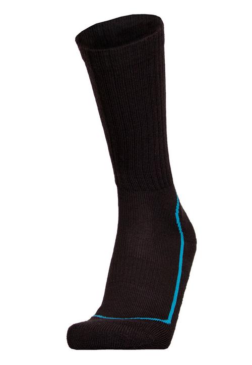 Rückansicht von UphillSport SUOMU Wandersocken black/black/blue