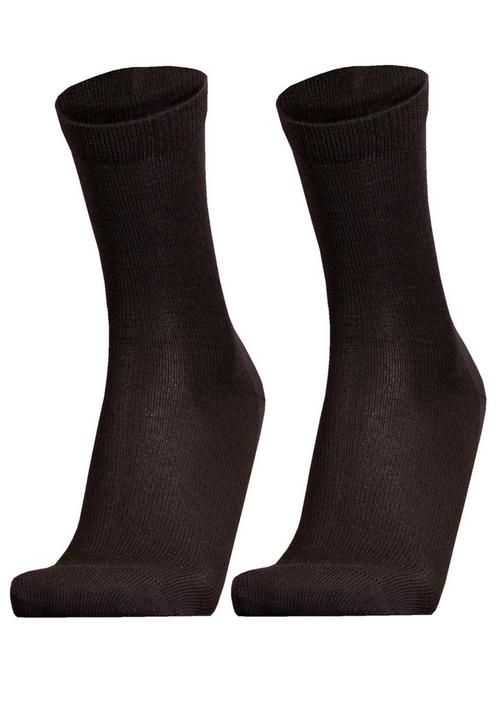 Rückansicht von UphillSport TEIJO Wandersocken Black