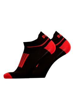 UphillSport FRONT LOW Füßlinge Black, red