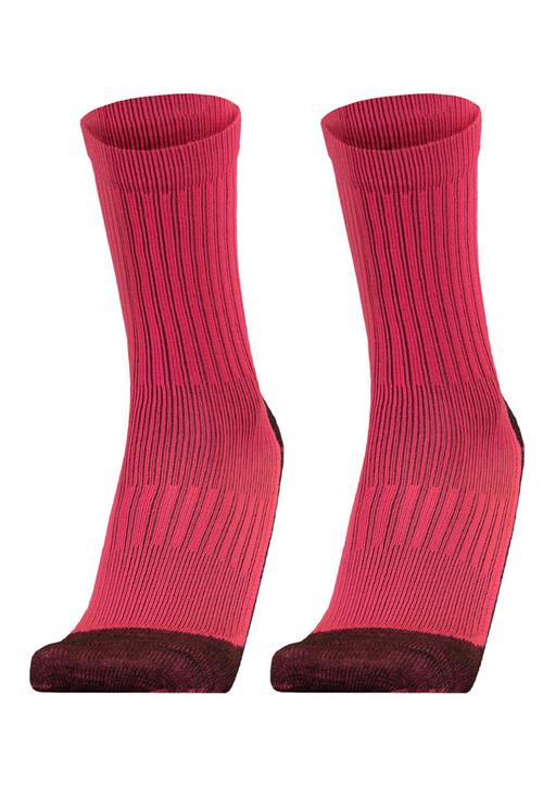 Rückansicht von UphillSport WINTER XC Laufsocken Pink/grey