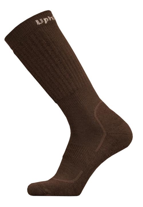 Rückansicht von UphillSport ROVA Wandersocken Brown
