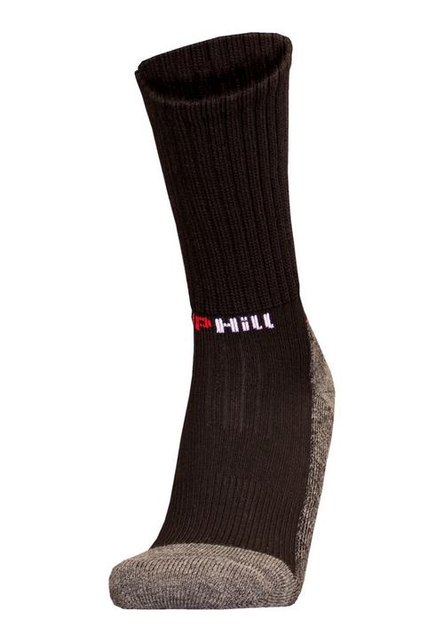 Rückansicht von UphillSport NAPA Wandersocken Black