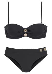 Vivance B&uuml;gel-Bandeau-Bikini Bikini Set Damen - schwarz