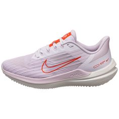 Rückansicht von Nike Air Winflo 9 Laufschuhe Damen violett / rot