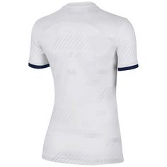 Rückansicht von Nike Tottenham Hotspur 23/24 Heim Fußballtrikot Damen weiß / dunkelblau