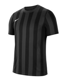 Nike Division IV Striped Trikot Kids Fußballtrikot Kinder grauschwarzweiss