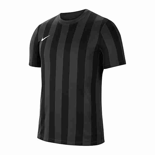 Nike Division IV Striped Trikot Kids Fußballtrikot Kinder grauschwarzweiss