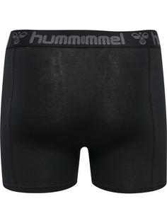 hummel hmlMARSTON 4-PACK BOXERS Unterhemd Herren BLACK/BLACK