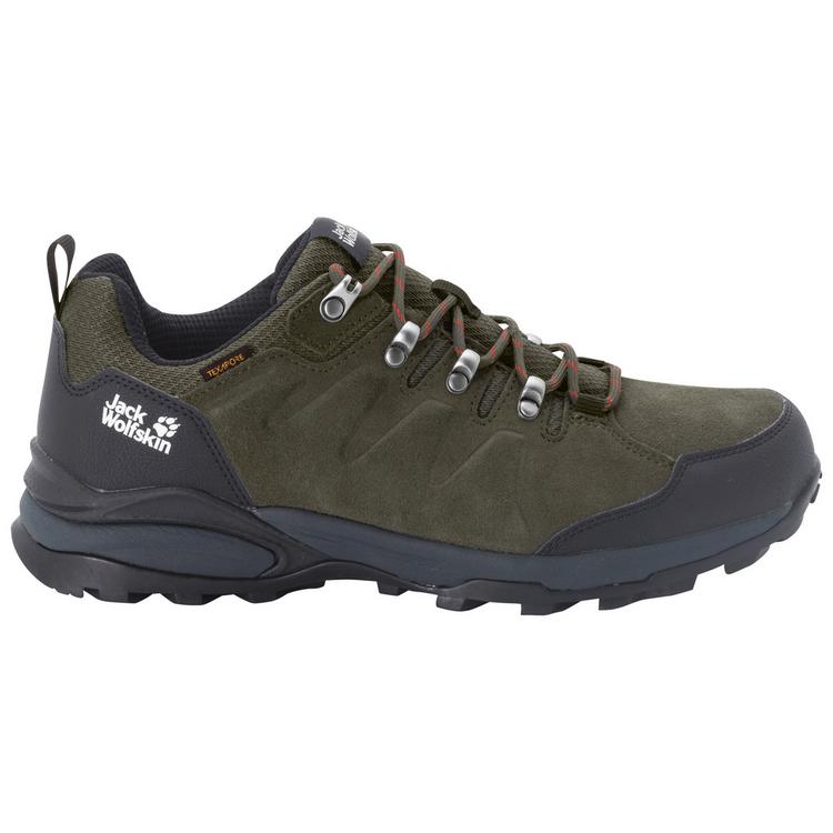 Jack Wolfskin Jack Wolfskin REFUGIO TEXAPORE LOW M Wanderschuhe Herren - khaki / phantom - 0 | SportScheck