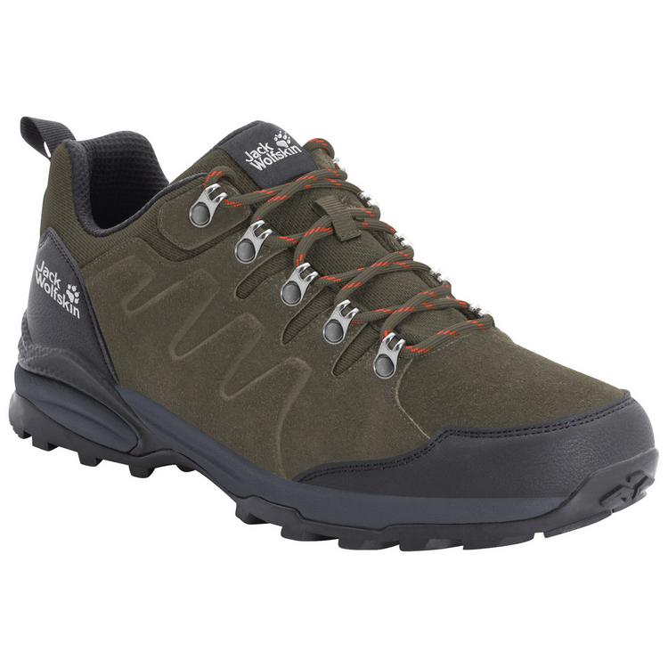 Jack Wolfskin Jack Wolfskin REFUGIO TEXAPORE LOW M Wanderschuhe Herren - khaki / phantom - 2 | SportScheck