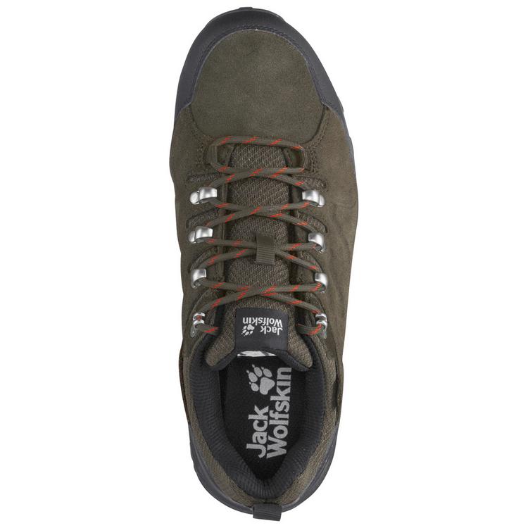 Jack Wolfskin Jack Wolfskin REFUGIO TEXAPORE LOW M Wanderschuhe Herren - khaki / phantom - 5 | SportScheck