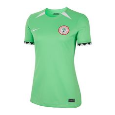 Nike Nigeria Trikot Home Frauen WM 2023 Damen Fußballtrikot Damen gruenweiss