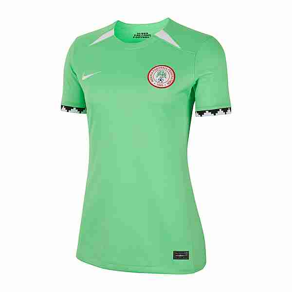 Nike Nigeria Trikot Home Frauen WM 2023 Damen Fußballtrikot Damen gruenweiss