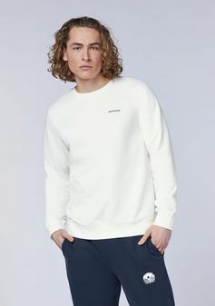 Rückansicht von Chiemsee Sweater Sweatshirt Herren 11-4202 Star White