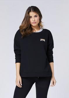 Rückansicht von Chiemsee Sweater Sweatshirt Damen 19-3911 Black Beauty