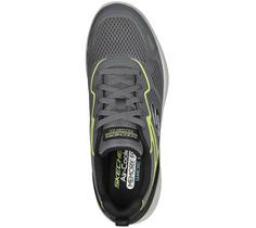 Rückansicht von Skechers BOUNDER 2.0 ANDAL Sneaker Herren Dunkelgrau / Lime