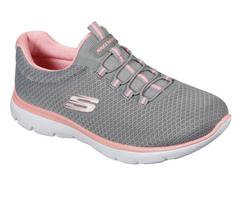 Skechers SUMMITS Sneaker Damen Grau / Pink