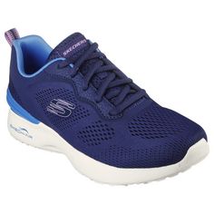 Skechers SKECH-AIR DYNAMIGHT NEW GRIND Sneaker Damen Marineblau / Blau
