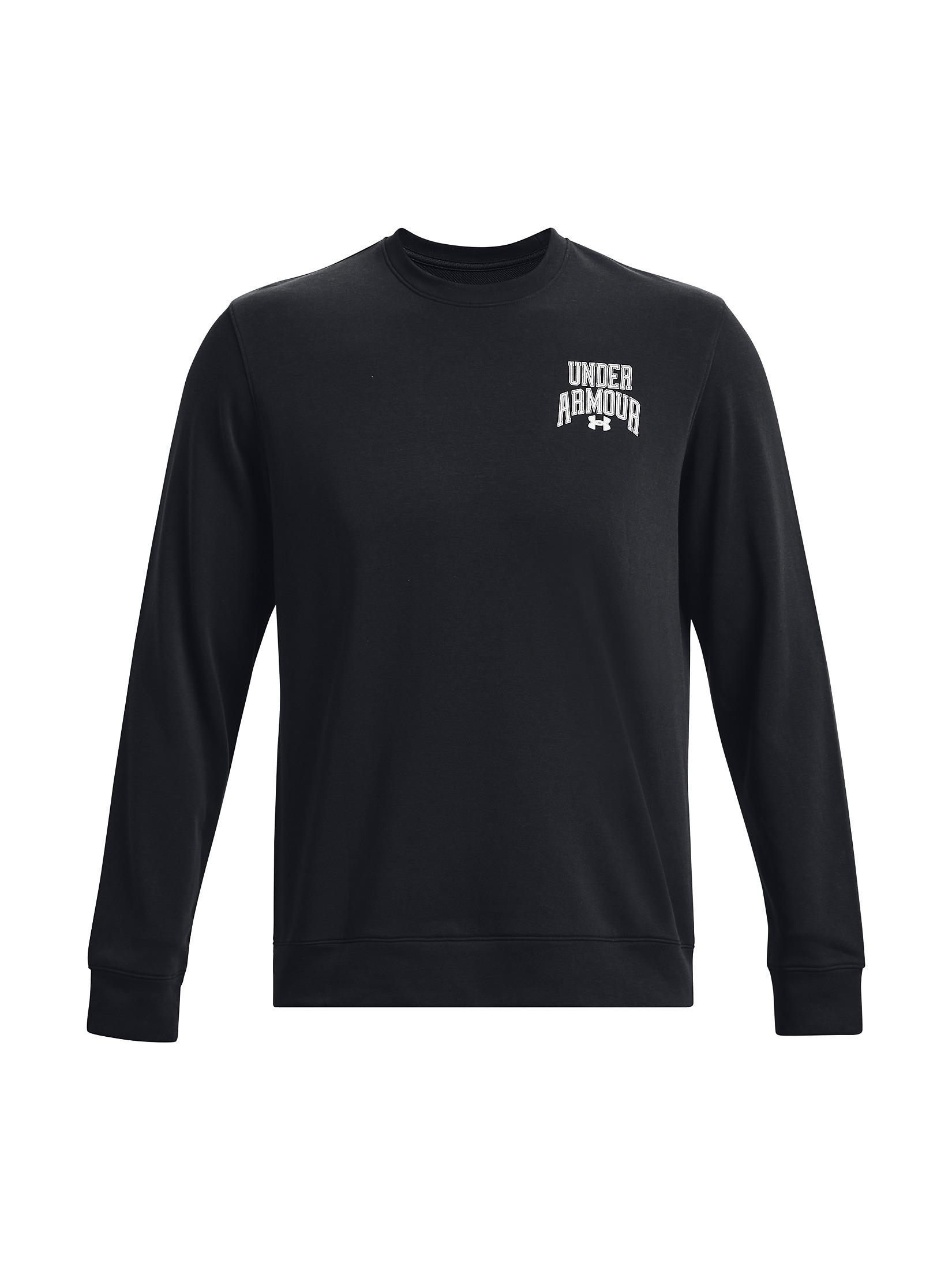Under Armour UA Rival Terry Graphic Crew T-Shirt Herren Black (001)