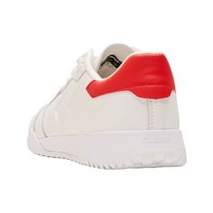 Rückansicht von hummel TOP SPIN REACH LX-E SPORT Sneaker WHITE/RED