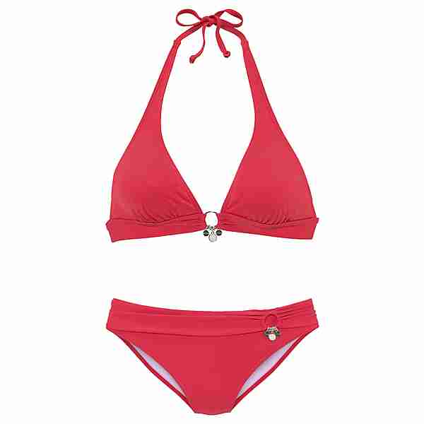 S.OLIVER Triangel-Bikini Bikini Set Damen rot