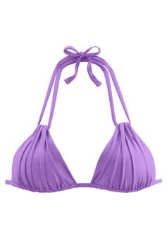 S.OLIVER Triangel-Bikini-Top Bikini Oberteil Damen lila