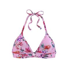 sunseeker Triangel-Bikini-Top Bikini Oberteil Damen rosa-bedruckt